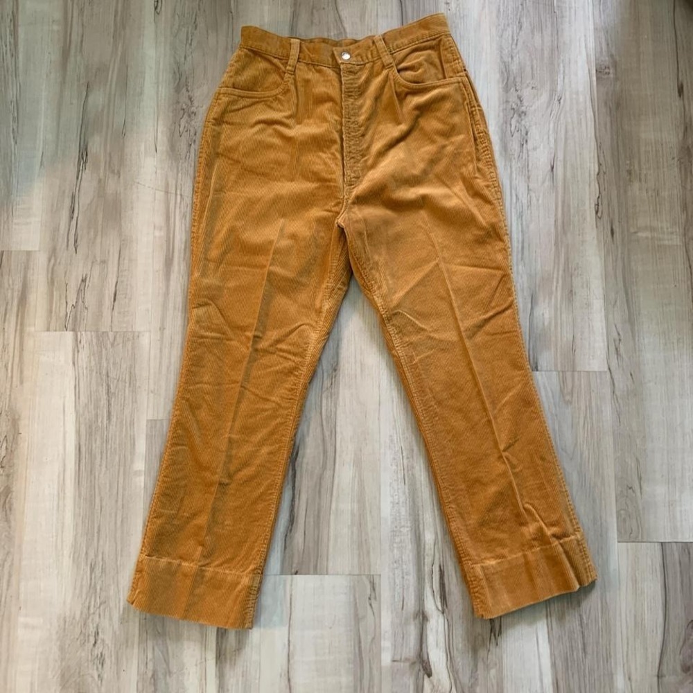 Vintage‎ 1960s high waistedd corduroy pants sz 16